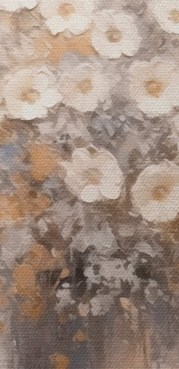 Schilderij van bloemen in een vaas Schilderij van bloemen in een vaas