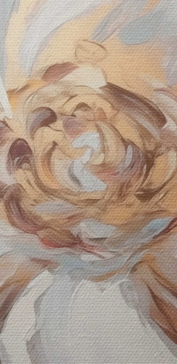 Schilderij van een bloem Schilderij van een bloem