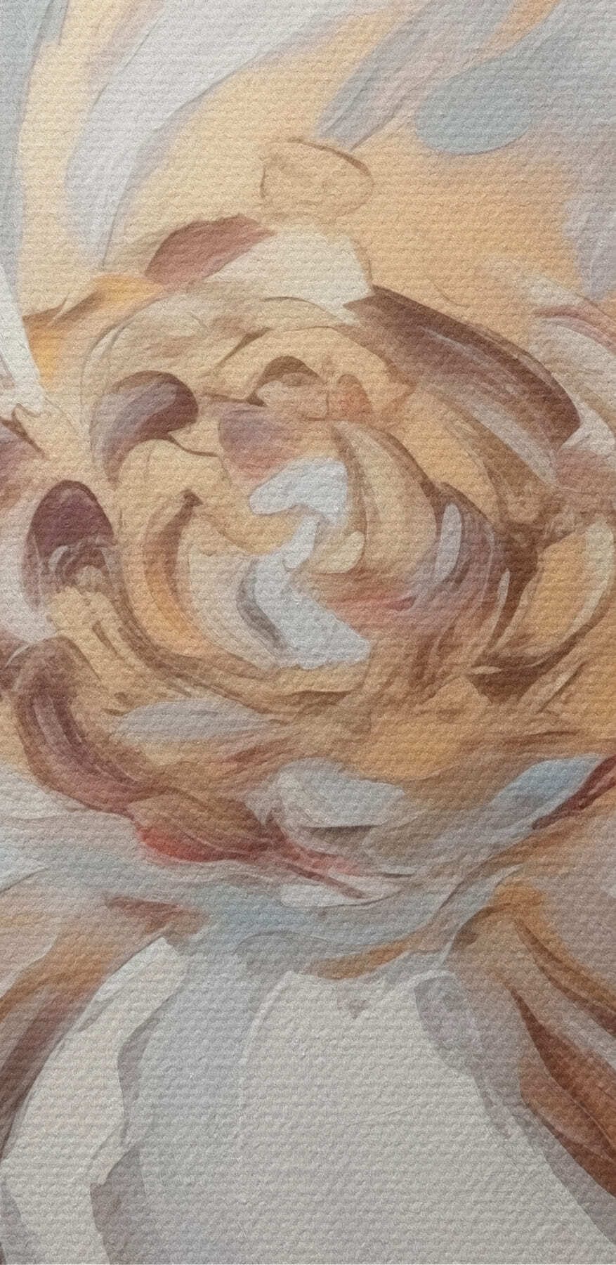 Schilderij van een bloem