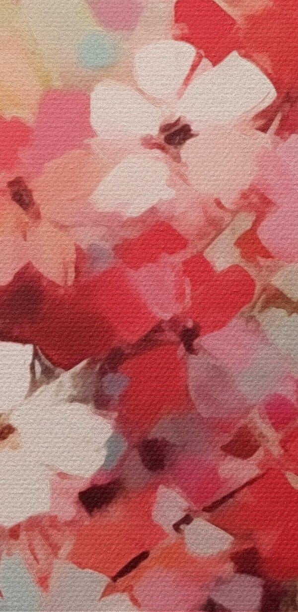 Schilderij van bloemen in een vaas Schilderij van bloemen in een vaas