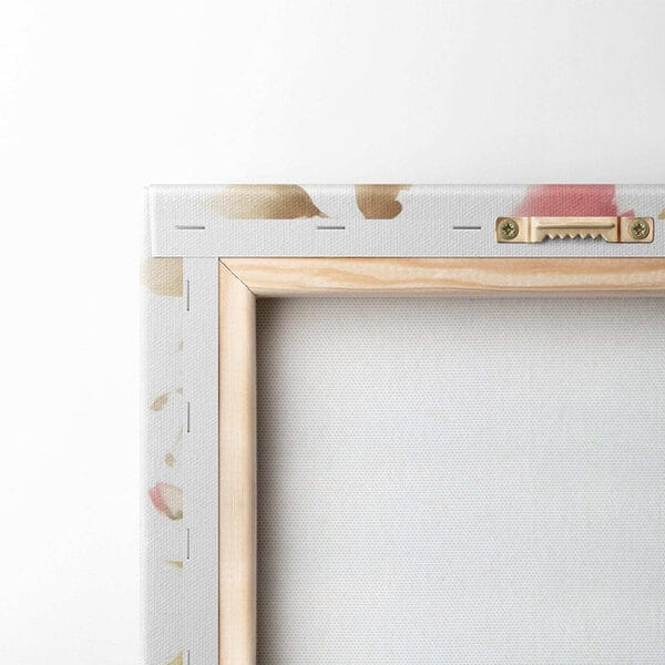 Schilderij van bloemen op een witte achtergrond Schilderij van bloemen op een witte achtergrond