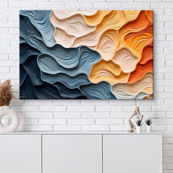 Vloeiende kleuren in abstract ontwerp Vloeiende kleuren in abstract ontwerp