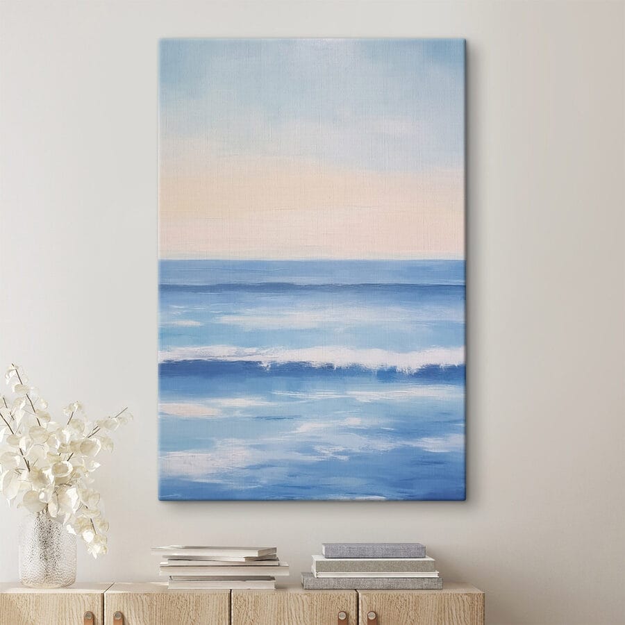 Schilderij van een waterlichaam