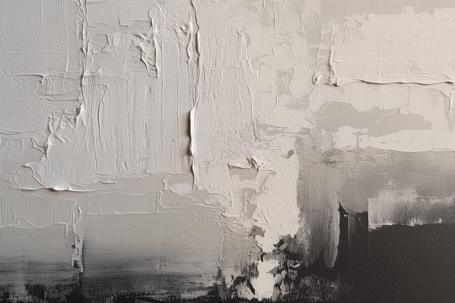 Witte en zwarte muur