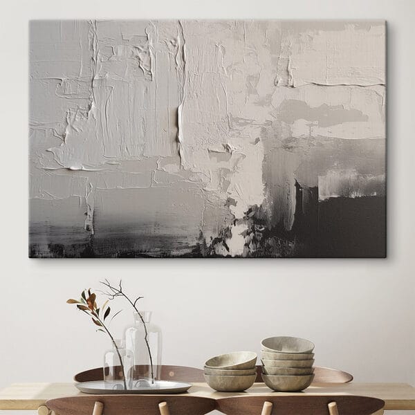 Witte en zwarte muur Witte en zwarte muur