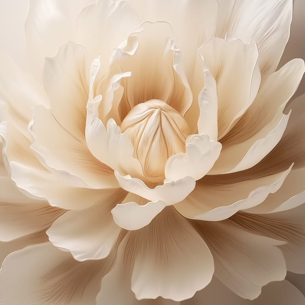 Delicate petals in soft hues