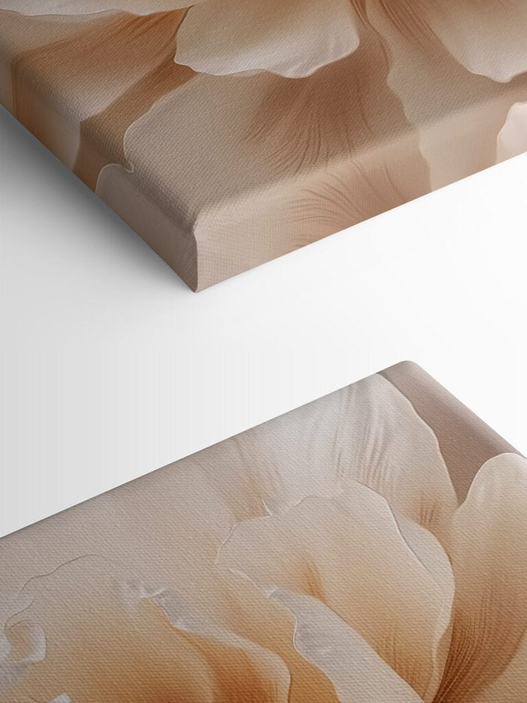 Delicate petals in soft hues