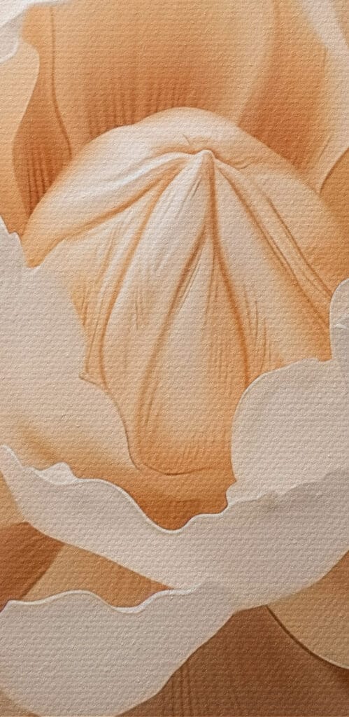 Delicate petals in soft hues