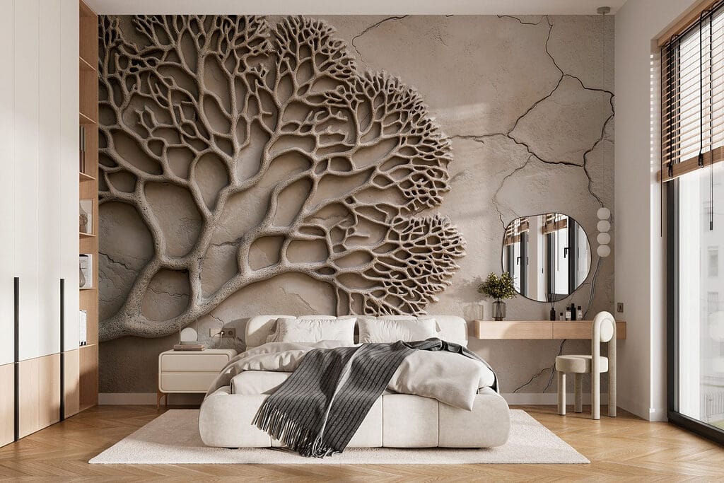 Coral on a concrete surface Coral on a concrete surface