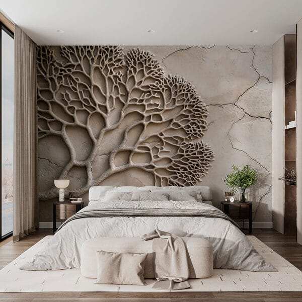 Coral on a concrete surface Coral on a concrete surface