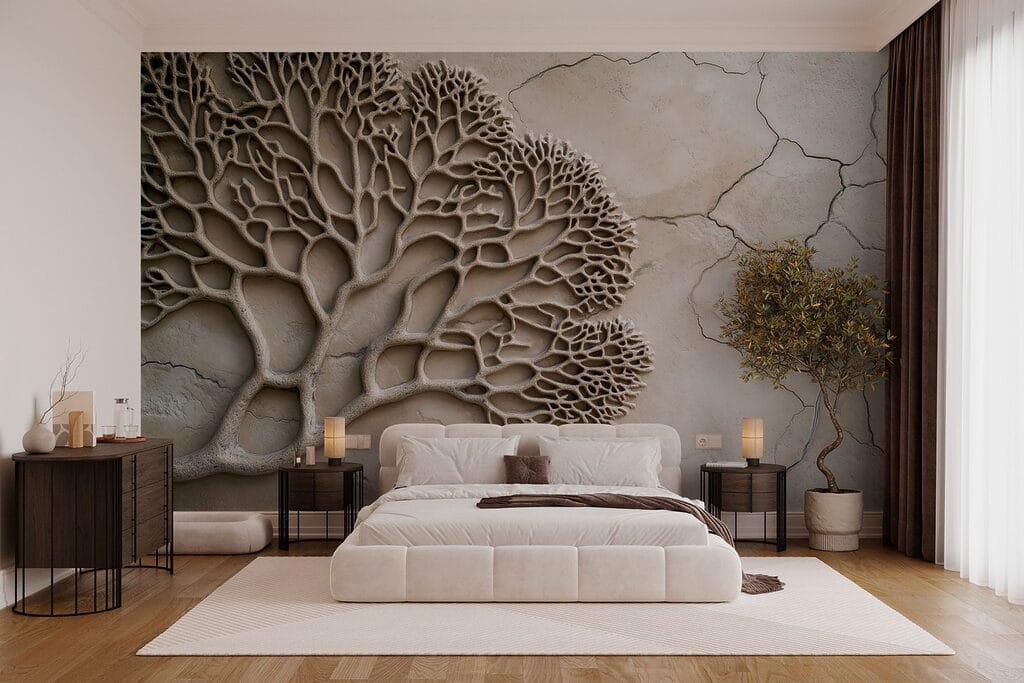 Coral on a concrete surface Coral on a concrete surface