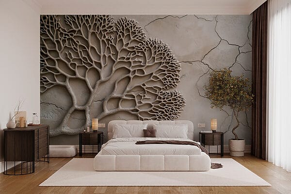 Coral on a concrete surface Coral on a concrete surface