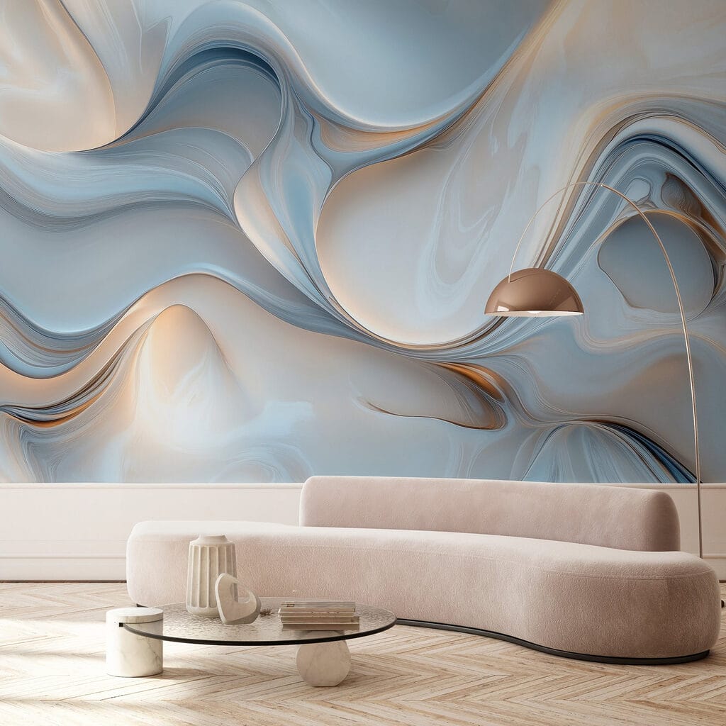 White and grey swirly background