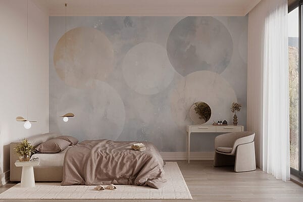 Witte en grijze cirkels Witte en grijze cirkels