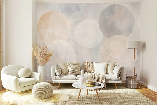 Witte en grijze cirkels Witte en grijze cirkels