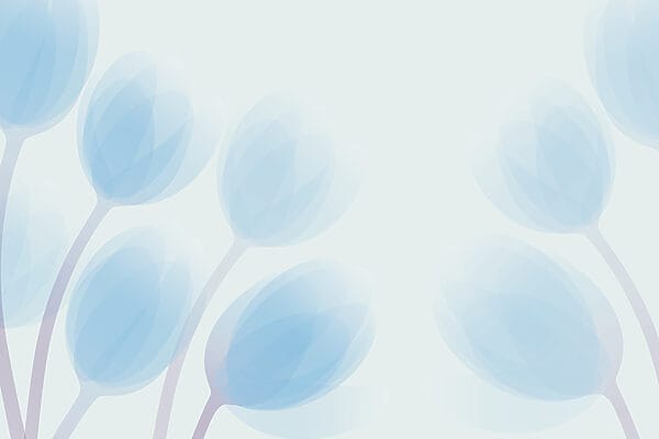 Groep blauwe bloemen Groep blauwe bloemen