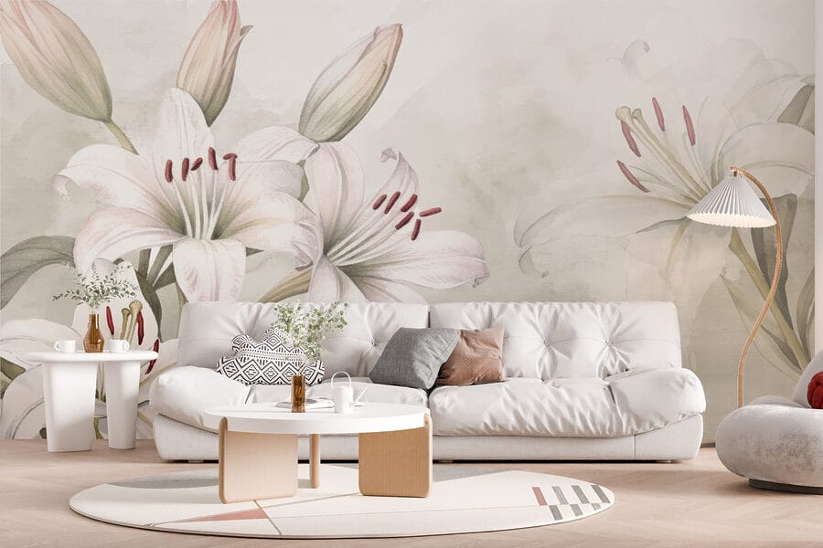 Delicate blooms in gentle hues Delicate blooms in gentle hues