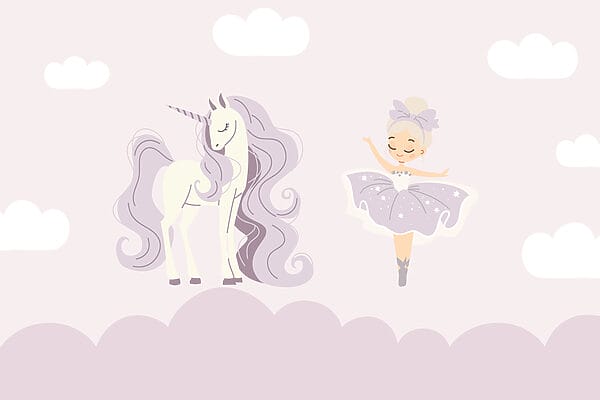 Eenhoorn en een ballerina Eenhoorn en een ballerina