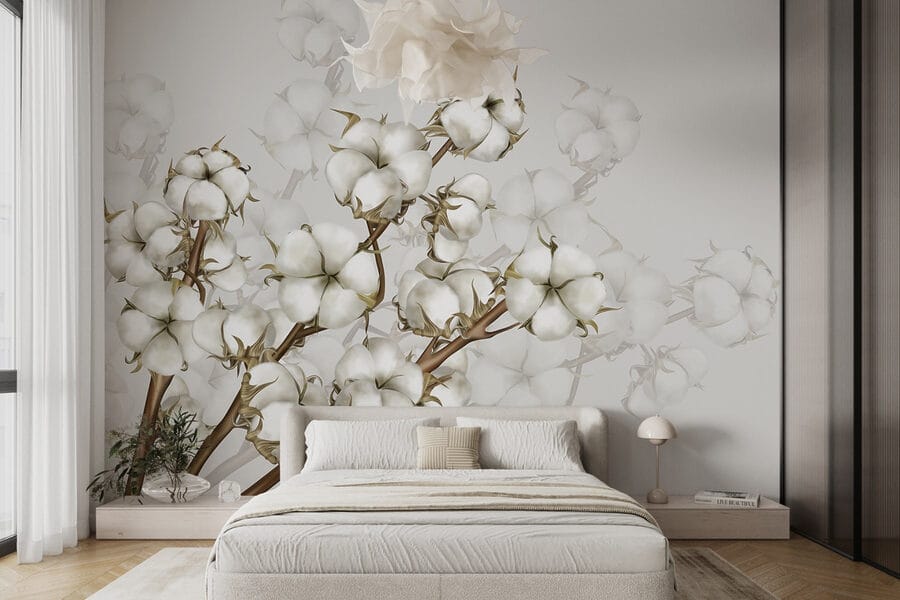 Plant met witte bloemen