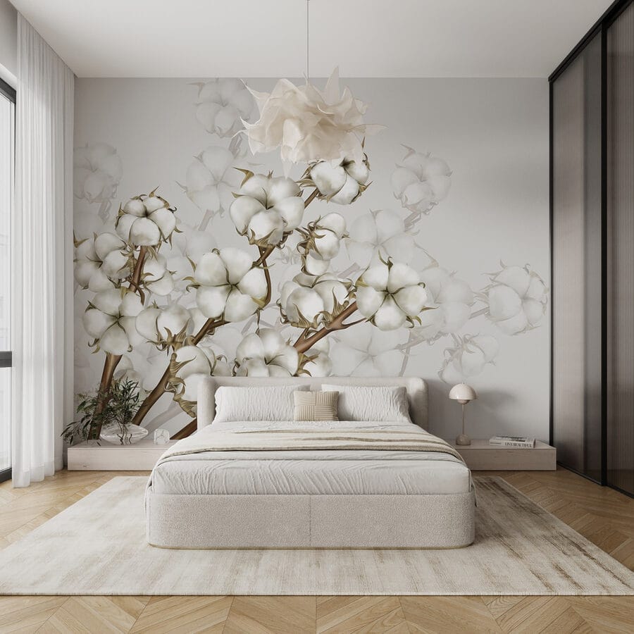 Plant met witte bloemen