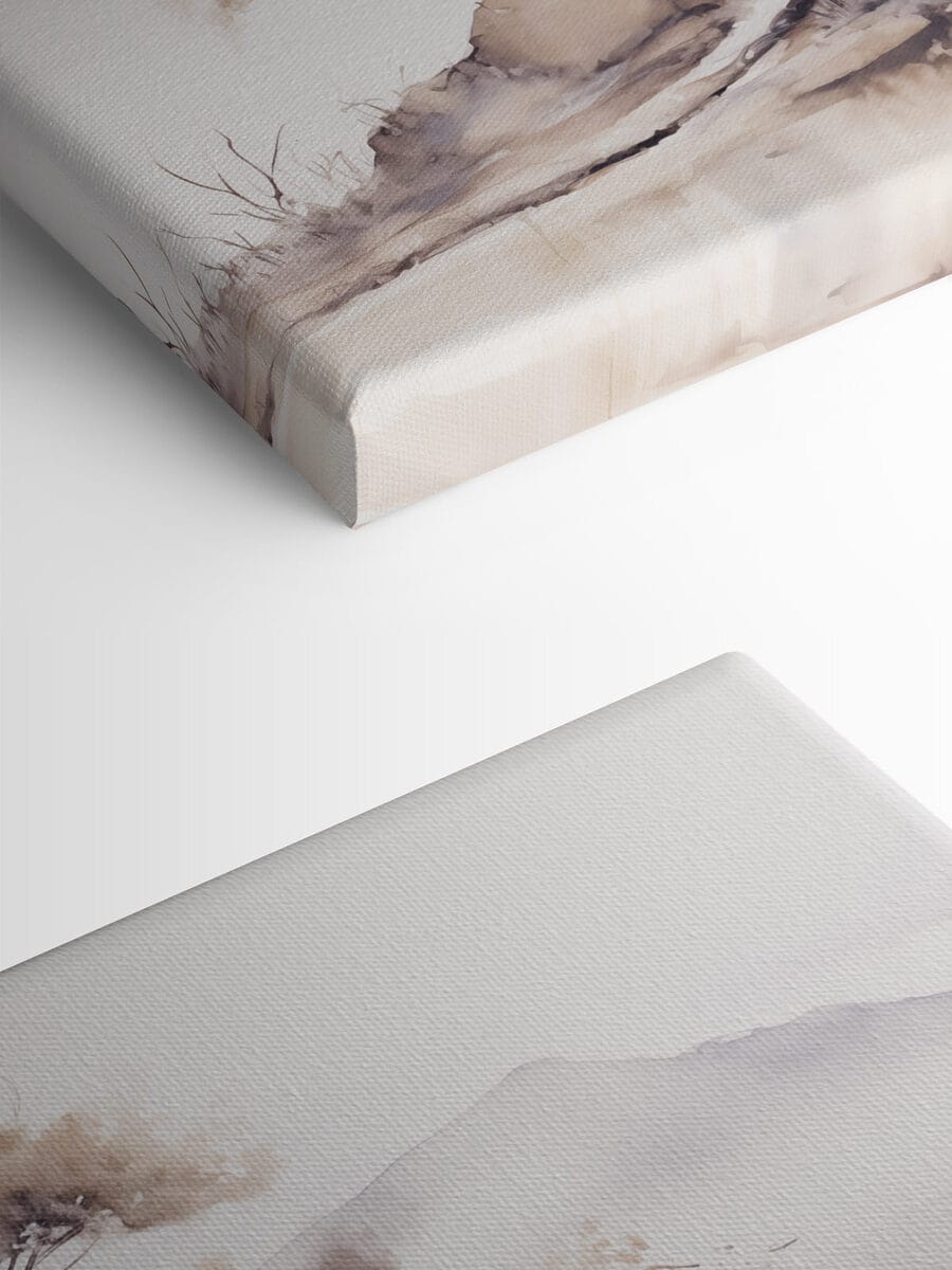 Aquarel van een boom