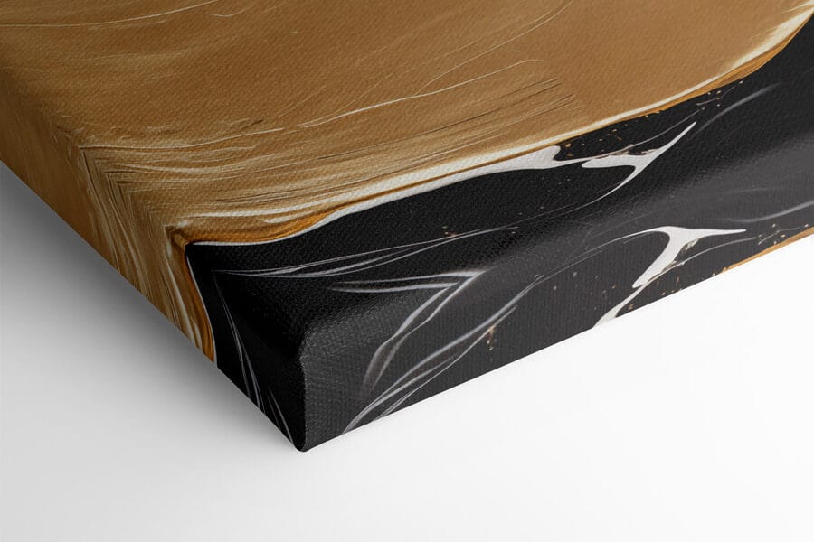 Abstracte golven van kleur en textuur