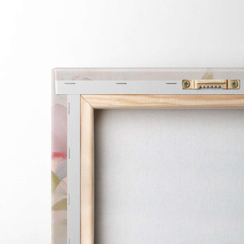 Painting of pink flowers