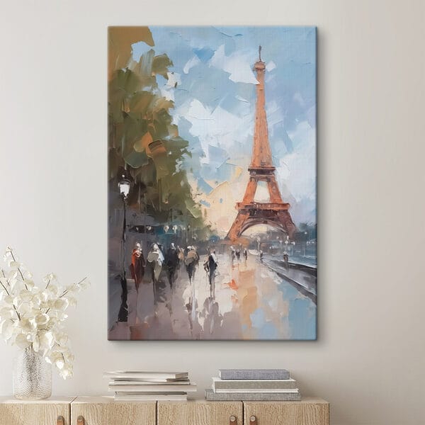 Schilderij van een toren Schilderij van een toren
