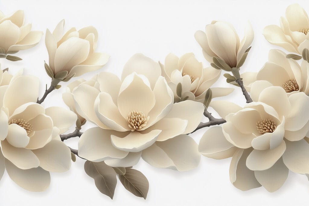 Witte bloemen aan een tak Witte bloemen aan een tak