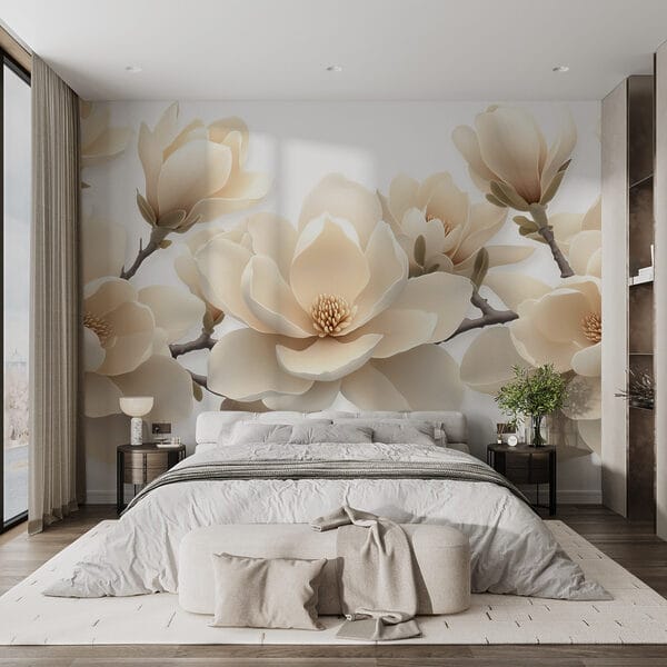 Witte bloemen aan een tak Witte bloemen aan een tak