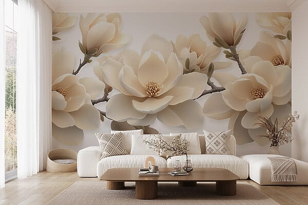 Witte bloemen aan een tak Witte bloemen aan een tak