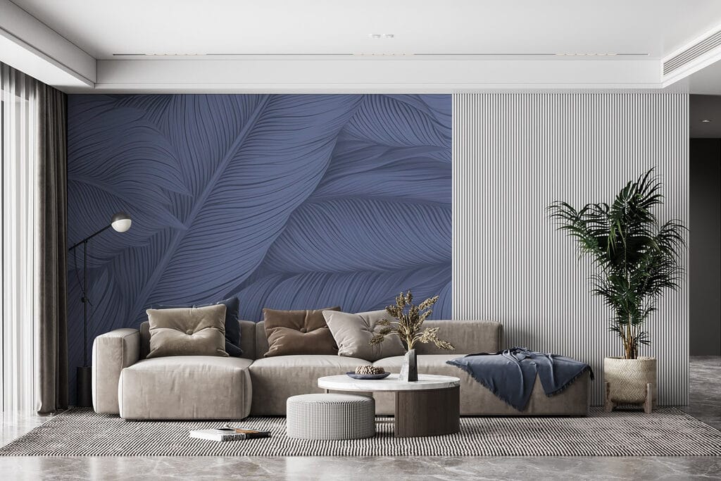 Elegant patterns of soft leaves