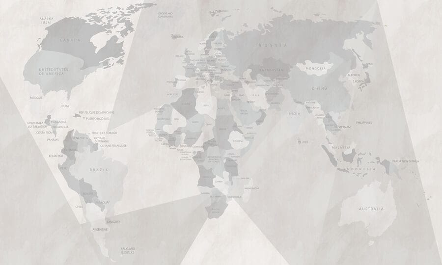 Kaart van de wereld