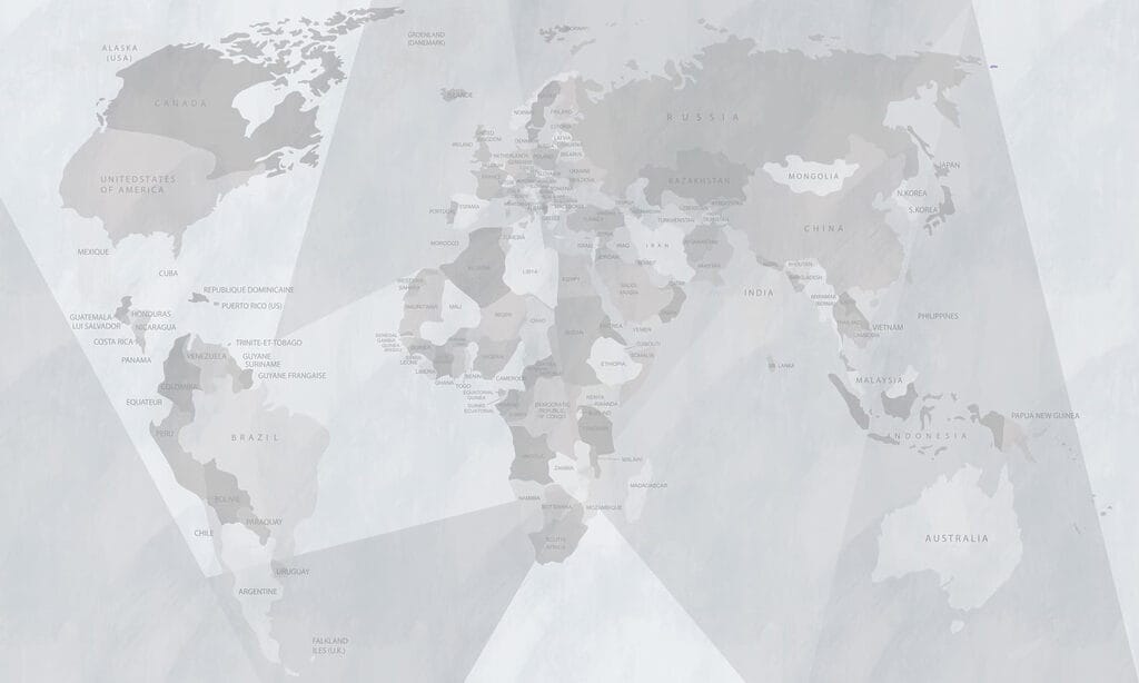 Kaart van de wereld Kaart van de wereld