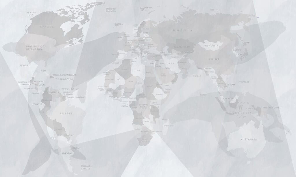 Kaart van de wereld Kaart van de wereld