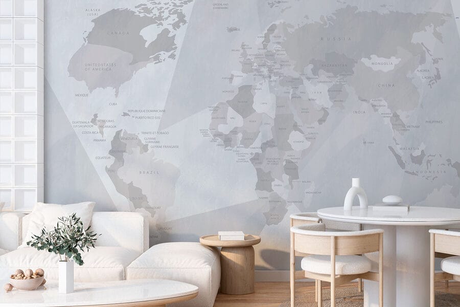 Kaart van de wereld Kaart van de wereld