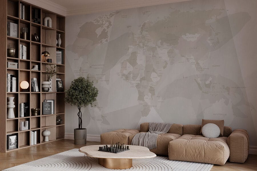 Kaart van de wereld