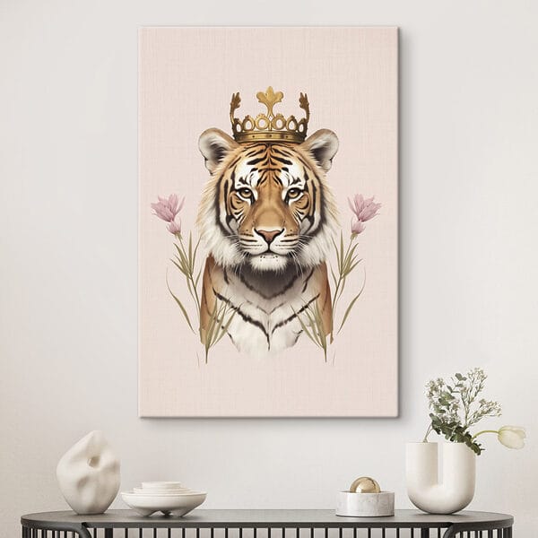 Tijger met een kroon Tijger met een kroon