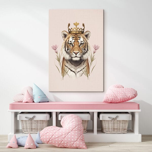 Tijger met een kroon Tijger met een kroon