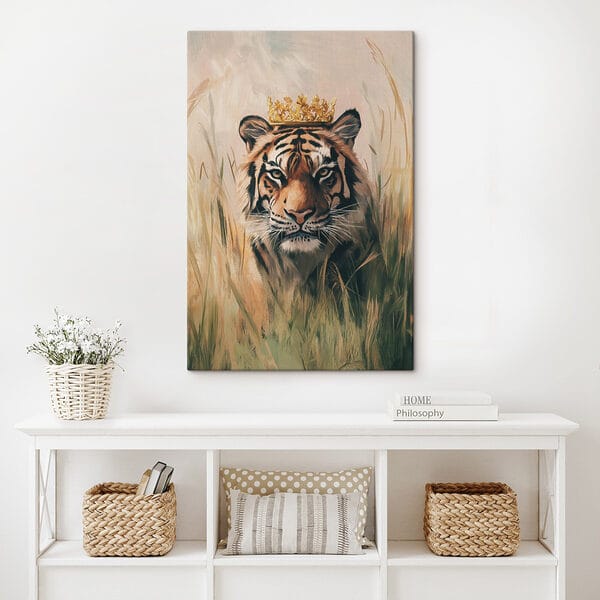 Tijger met een kroon Tijger met een kroon