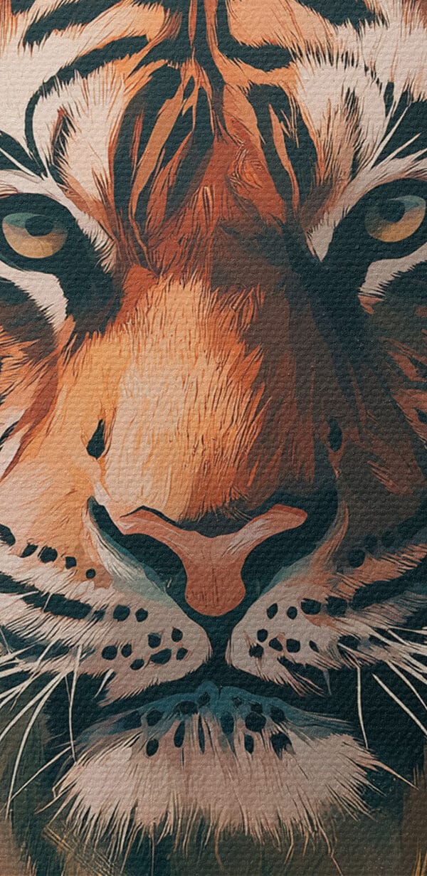 Tijger met een kroon Tijger met een kroon