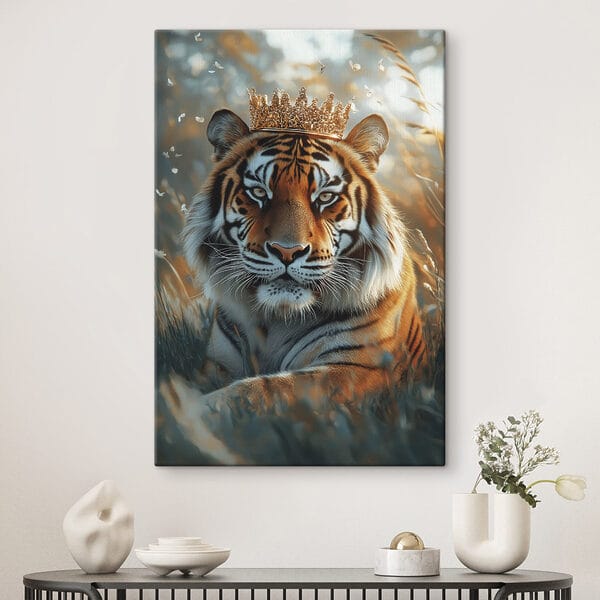 Tijger met een kroon Tijger met een kroon