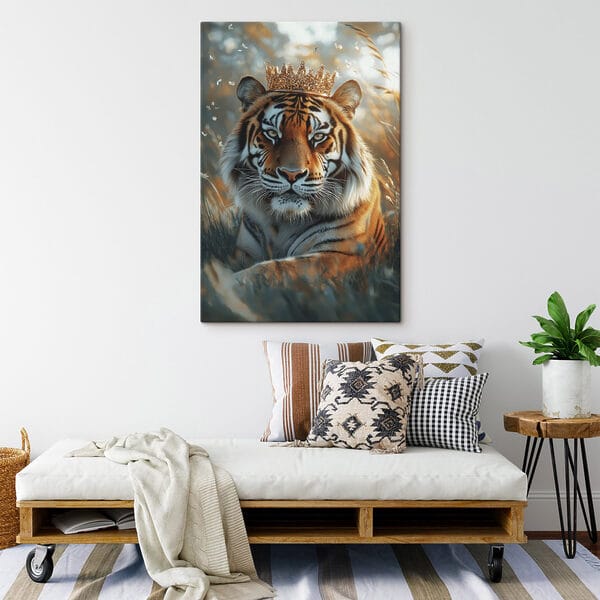 Tijger met een kroon Tijger met een kroon
