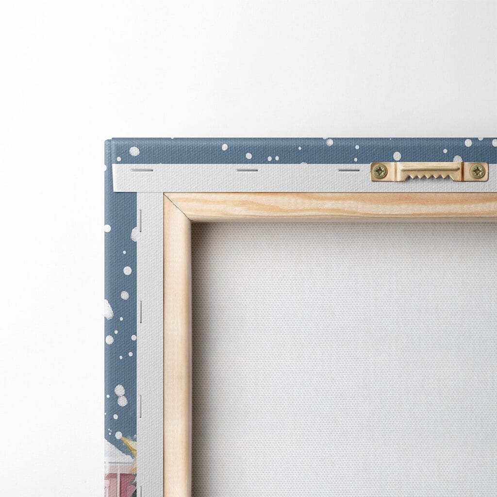 Christmas tree in front of a pink house Christmas tree in front of a pink house