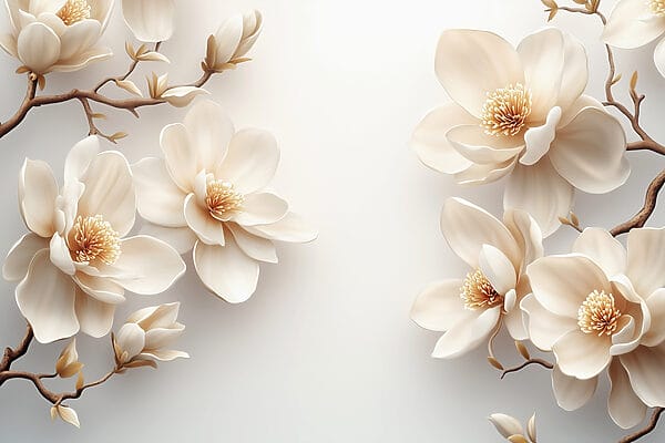 Groep witte bloemen Groep witte bloemen