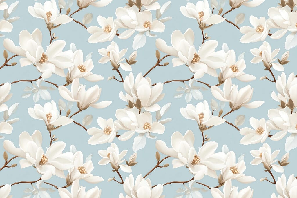 Patroon van witte bloemen Patroon van witte bloemen