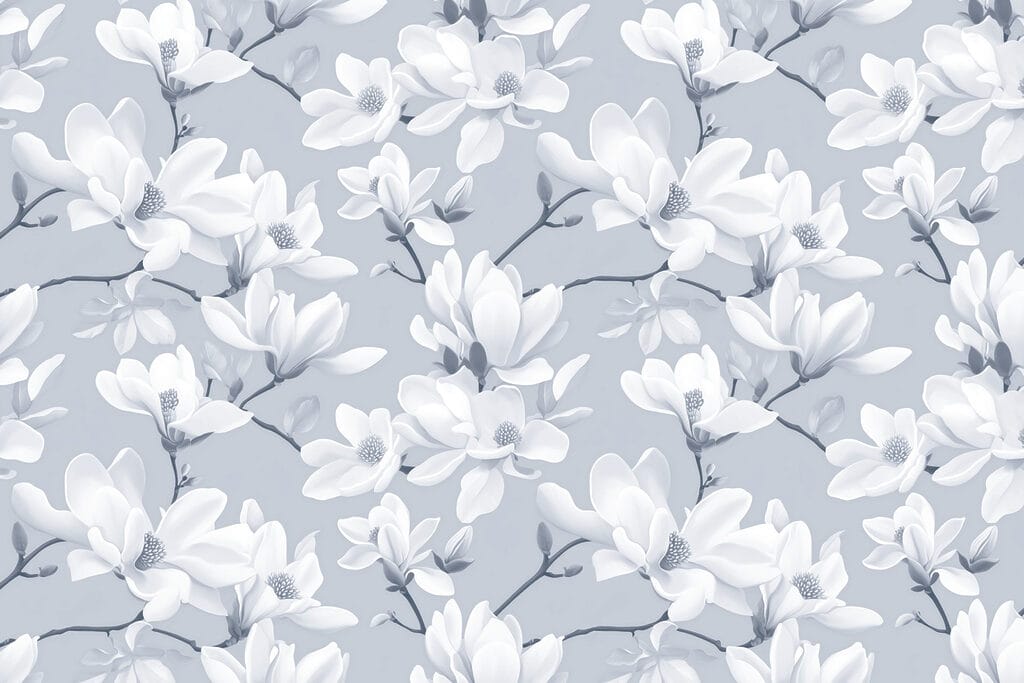 Patroon van witte bloemen Patroon van witte bloemen