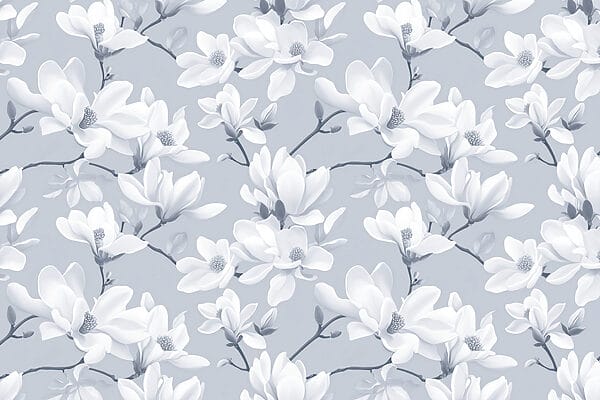 Patroon van witte bloemen Patroon van witte bloemen