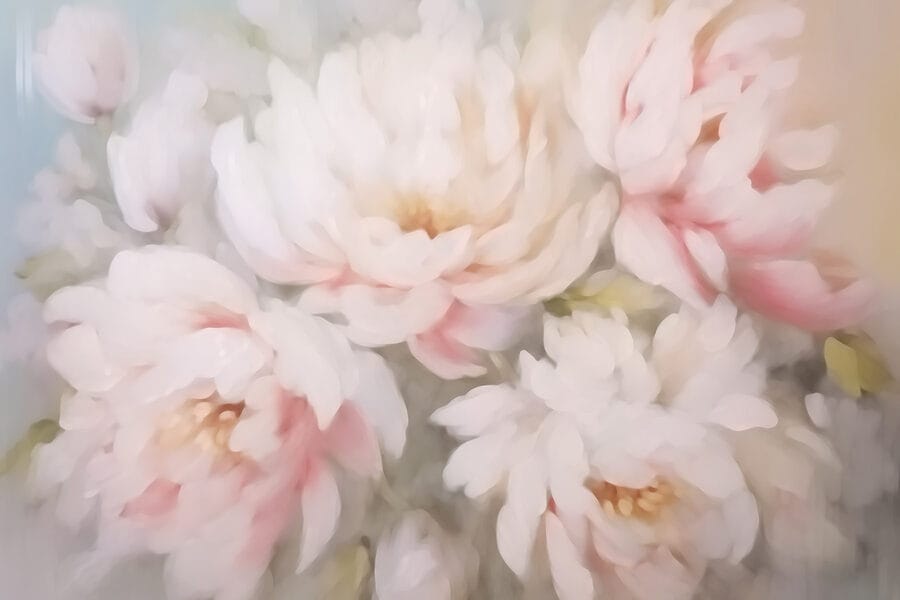 Wazig beeld van bloemen