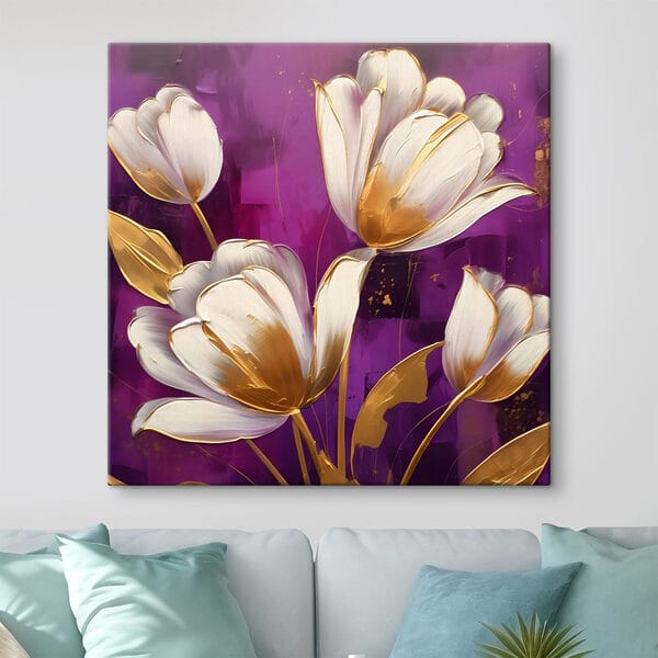 Elegante bloemen op levendige achtergrond Elegante bloemen op levendige achtergrond